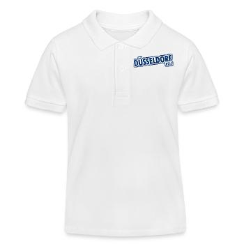 Düsseldorf - 0211 - Vorwahl - NRW - Ruhrpott - Kinder Organic Poloshirt Mini Sprinter von Stanley/Stella - Weiß - Vorne