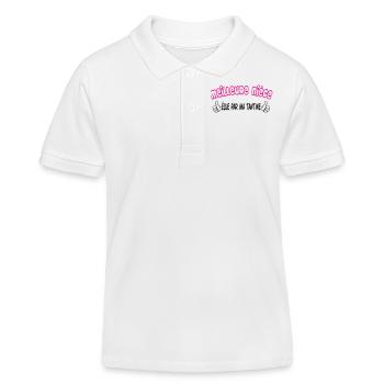 Meilleure nièce - Polo enfant bio Stanley/Stella - blanc - Devant
