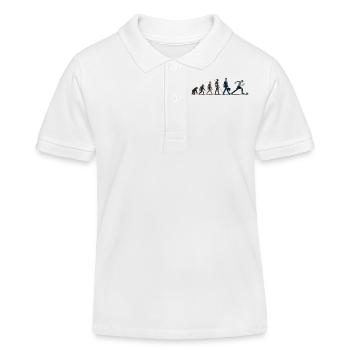 Evolution Football Artboard 1 - Kids Organic Polo Shirt by Stanley/Stella - white - Front