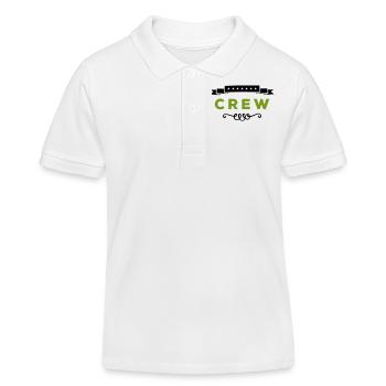 crew - Kinder Organic Poloshirt Mini Sprinter von Stanley/Stella - Weiß - Vorne