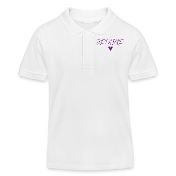 MUTTERTAG. SCHÖNEN MUTTERTAG. MAMA - Kinder Organic Poloshirt Mini Sprinter von Stanley/Stella - Weiß - Vorne
