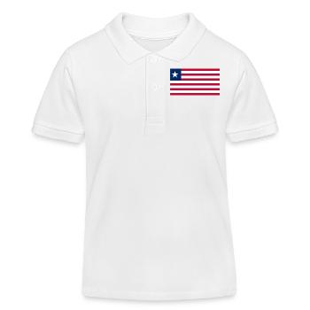 Liberia - Kids Organic Polo Shirt by Stanley/Stella - white - Front