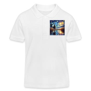 Chase Your Passion Capture Your Dreams - Kids Organic Polo Shirt by Stanley/Stella - white - Front