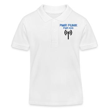 PMR FUNK Operator - Kinder Organic Poloshirt Mini Sprinter von Stanley/Stella - Weiß - Vorne
