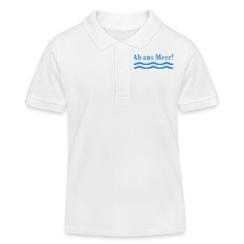 Au large de la mer - Polo enfant bio Stanley/Stella - blanc - Devant