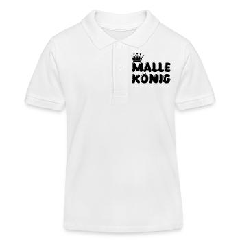 Malle König - Polo enfant bio Stanley/Stella - blanc - Devant