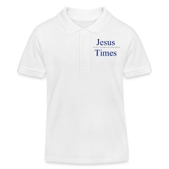 Jesus, das Licht, das uns in der Finsternis leitet - Kinder Organic Poloshirt Mini Sprinter von Stanley/Stella - Weiß - Vorne