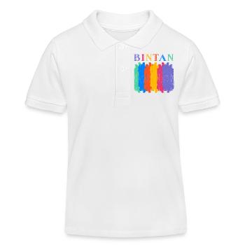 Bintan Indonesia - Kids Organic Polo Shirt by Stanley/Stella - white - Front