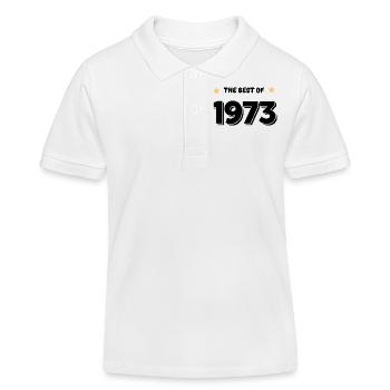 Best of 1973 - Polo enfant bio Stanley/Stella - blanc - Devant