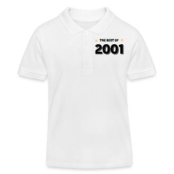 Das Beste des Jahres 2001 - Kinder Organic Poloshirt Mini Sprinter von Stanley/Stella - Weiß - Vorne