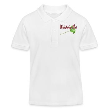 Waldviertler Glueck - Kinder Organic Poloshirt Mini Sprinter von Stanley/Stella - Weiß - Vorne