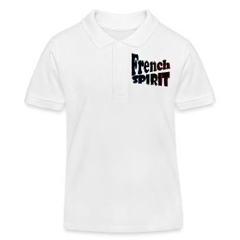 French Spirit BBR - Polo enfant bio Stanley/Stella - blanc - Devant