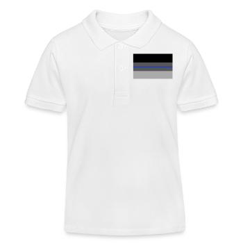 Shadow Deutschlandflagge blueline - Kinder Organic Poloshirt Mini Sprinter von Stanley/Stella - Weiß - Vorne