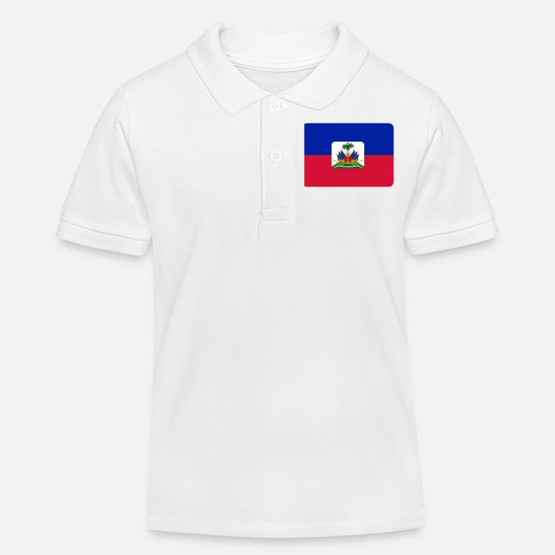 Haïti - Polo enfant bio Stanley/Stella - blanc