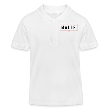 Malle 2025 - Polo enfant bio Stanley/Stella - blanc - Devant