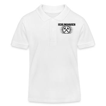 Recklinghausen Glueck auf Bergbau - Kinder Organic Poloshirt Mini Sprinter von Stanley/Stella - Weiß - Vorne