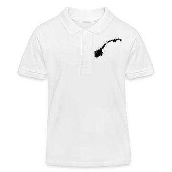 Norway - Kids Organic Polo Shirt by Stanley/Stella - white - Front