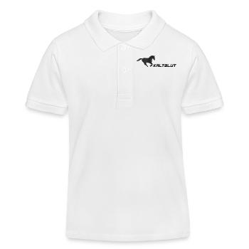 kaltblut - Kinder Organic Poloshirt Mini Sprinter von Stanley/Stella - Weiß - Vorne
