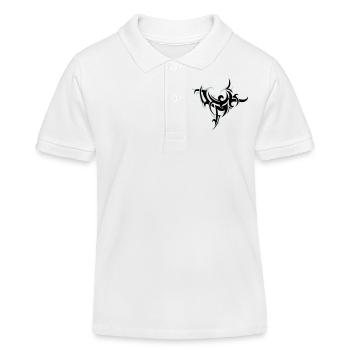 Tribal 2 - Kinder Organic Poloshirt Mini Sprinter von Stanley/Stella - Weiß - Vorne