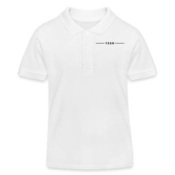 team strich - Kinder Organic Poloshirt Mini Sprinter von Stanley/Stella - Weiß - Vorne