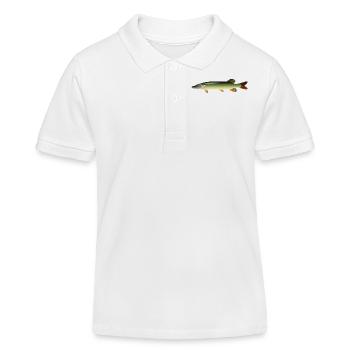 fish15 - Polo enfant bio Stanley/Stella - blanc - Devant