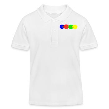 LOL - Kids Organic Polo Shirt by Stanley/Stella - white - Front