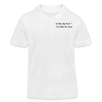 Stole My Heart - Kinder Organic Poloshirt Mini Sprinter von Stanley/Stella - Weiß - Vorne