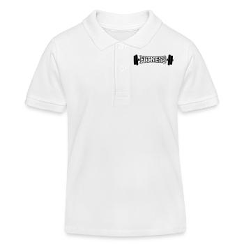 Fitness - Kinder Organic Poloshirt Mini Sprinter von Stanley/Stella - Weiß - Vorne