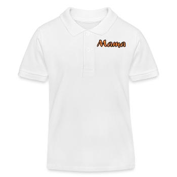 MAMMA. MUTTERTAG. SCHÖNEN MUTTERTAG. MAMA - Kinder Organic Poloshirt Mini Sprinter von Stanley/Stella - Weiß - Vorne