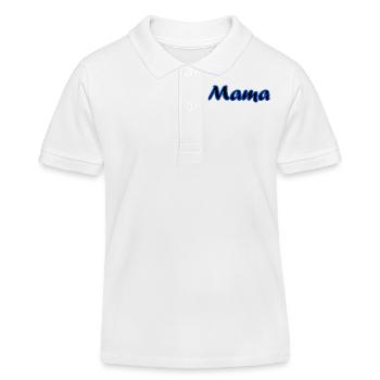 MAMMA. MAMA. MUTTERTAG. ALLES GUTE ZUM GEBURTSTAG DER MUTTER - Kinder Organic Poloshirt Mini Sprinter von Stanley/Stella - Weiß - Vorne