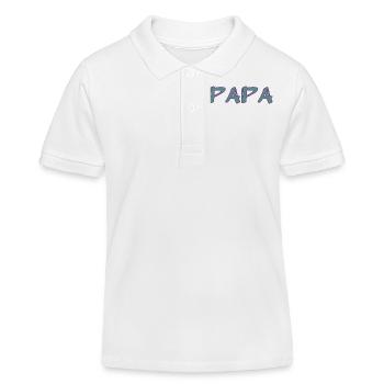 RUHESTAND. GLÜCKLICHER RUHESTAND. GLÜCKLICHER RÜCKZUG - Kinder Organic Poloshirt Mini Sprinter von Stanley/Stella - Weiß - Vorne