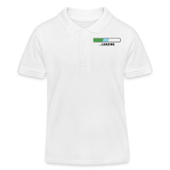 Loading - Kids Organic Polo Shirt by Stanley/Stella - white - Front