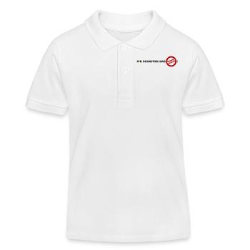 Wir schaffen das nicht - Deutschland - lang - Kinder Organic Poloshirt Mini Sprinter von Stanley/Stella - Weiß - Vorne