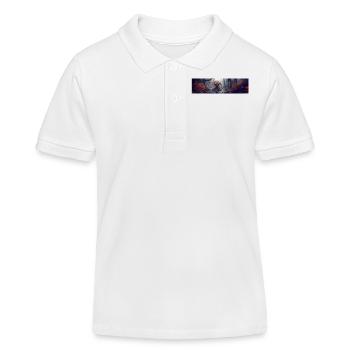 Apokalypse Welt nach der Menschheit Riesenspinne Mutant - Kinder Organic Poloshirt Mini Sprinter von Stanley/Stella - Weiß - Vorne