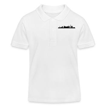 Skyline - Dortmund - Kinder Organic Poloshirt Mini Sprinter von Stanley/Stella - Weiß - Vorne