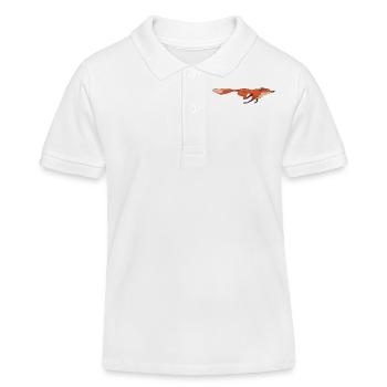 Fuchs - Kinder Organic Poloshirt Mini Sprinter von Stanley/Stella - Weiß - Vorne