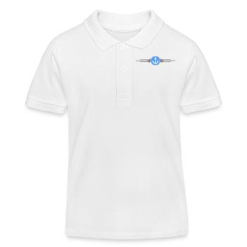 Anchor Symbol Dash - Kids Organic Polo Shirt by Stanley/Stella - white - Front