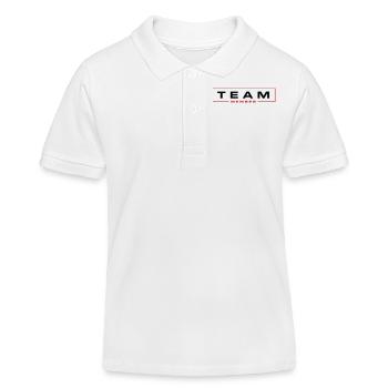 Team Mitglied - Kinder Organic Poloshirt Mini Sprinter von Stanley/Stella - Weiß - Vorne