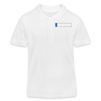 Autokennzeichen - Kinder Organic Poloshirt Mini Sprinter von Stanley/Stella - Weiß - Vorne