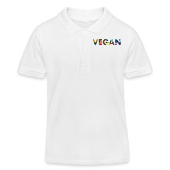 Vegan - Kinder Organic Poloshirt Mini Sprinter von Stanley/Stella - Weiß - Vorne