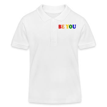 Be you - Kids Organic Polo Shirt by Stanley/Stella - white - Front