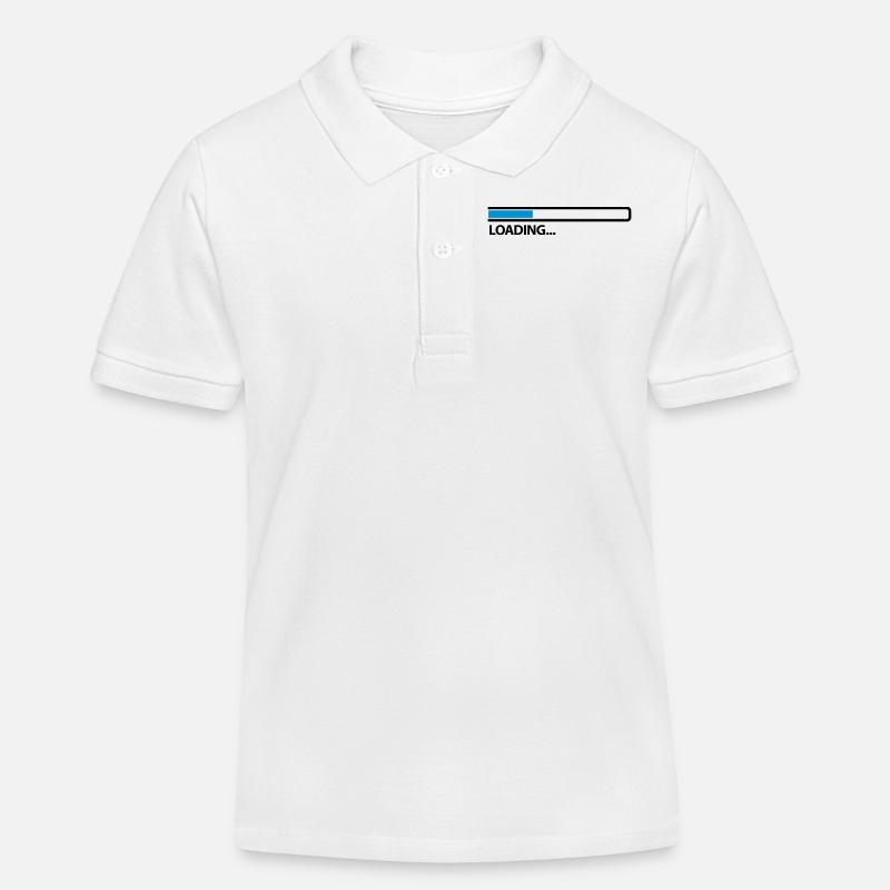 loading_2c - Kinder Organic Poloshirt Mini Sprinter von Stanley/Stella - Weiß