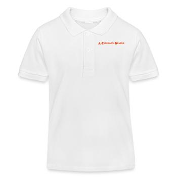 A Chocolate Orange - Kids Organic Polo Shirt by Stanley/Stella - white - Front