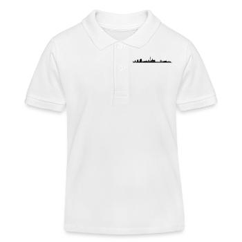 Skyline - Mannheim - Kinder Organic Poloshirt Mini Sprinter von Stanley/Stella - Weiß - Vorne