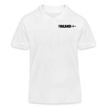 Finland - Polo enfant bio Stanley/Stella - blanc - Devant