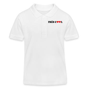 Tres cool - Polo enfant bio Stanley/Stella - blanc - Devant