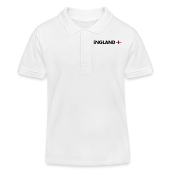 England - Kinder Organic Poloshirt Mini Sprinter von Stanley/Stella - Weiß - Vorne