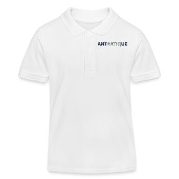 Drapeau Antarctique - Polo enfant bio Stanley/Stella - blanc - Devant