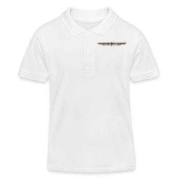 computer pc game technology gamer gaming modern - Kids Organic Polo Shirt by Stanley/Stella - white - Front