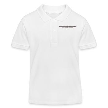 computer pc game technology gamer gaming modern - Kids Organic Polo Shirt by Stanley/Stella - white - Front